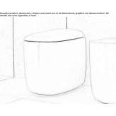 Ceramic toilet Rutul