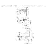 Closely connected ceramic toilet Tomball