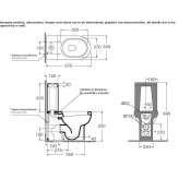 Ceramic toilet Rimasco