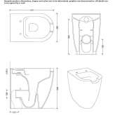 Ceramiczna toaleta Mailat