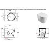 Floor-mounted Chinese toilet without rim Turiacu