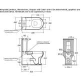 The toilet is mounted close to the floor Rugland