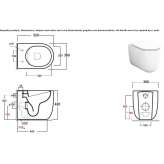 Floor-mounted Chinese toilet without rim Namora