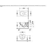 Toaleta ceramiczna wisząca Claxton