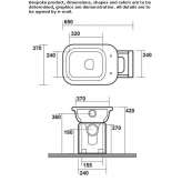 Ceramic toilet mounted on the floor Lugrin