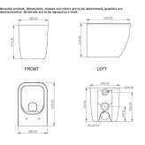 Ceramic toilet Monitos