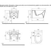 Ceramiczny bidet wiszący Tankuche