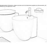 Bidet ceramiczny Regimin