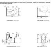 Bidet ceramiczny Palena