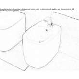 Ceramic bidet Rutul