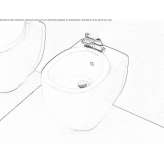 Ceramic bidet Copa