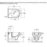 Ceramic wall-hung bidet Rugland