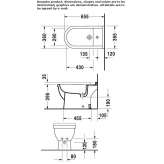 Compact ceramic bidet Dardagny