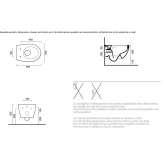 Ceramic bidet mounted to the floor Benken