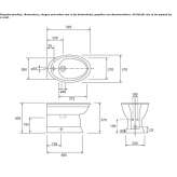 Bidet porcelanowy Chavelot