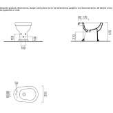 Bidet ceramiczny Veghel