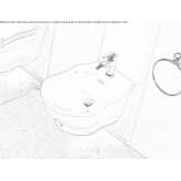 Ceramic wall-hung bidet Arcisate