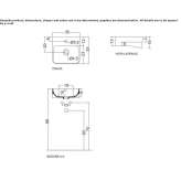 Rectangular ceramic washbasin Kislang