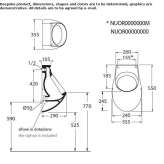 Suspended ceramic urinal Rimasco