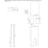 External toilet flush Bergem