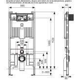 Hidden toilet flush Creysse