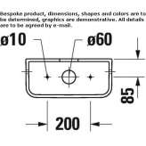 External toilet flush Pradillo