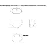 External ceramic toilet cistern Taxtes