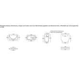 External ceramic toilet cistern Borrenes