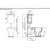 Ceramiczna spłuczka WC Rugland