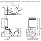 External glass Chinese toilet cistern Namora