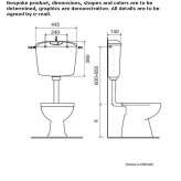 External toilet flush Bradeanu