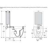 Ceramic toilet flush Meningie