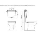 External toilet flush Codigoro