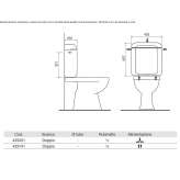 External toilet flush Ruscova