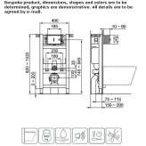 Sanitary module for toilets Gellik
