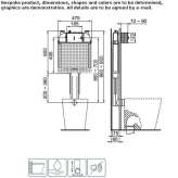 Sanitary module for toilets Gellik