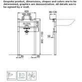 Sanitary module for washbasins Gellik