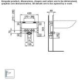 Sanitary module for washbasins Gellik