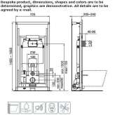 Sanitary module for toilets Gellik