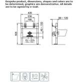 Sanitary module for bidets Gellik