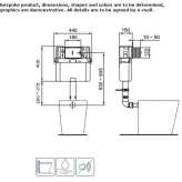 Sanitary module for toilets Gellik