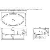 Freestanding oval Acovi® bathtub Cistella