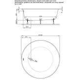 Freestanding round bathtub Lazuri