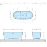 Freestanding oval bathtub Pecica