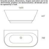 Dolotek© oval bathtub Denison