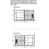 Sauna/łaźnia turecka z wanną Masarac