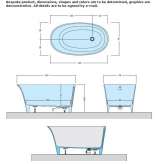 Freestanding oval bathtub Petatlan