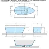 Freestanding oval bathtub Imbituva