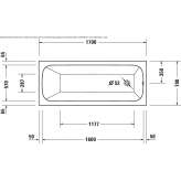 Rectangular built-in hot tub Pradillo