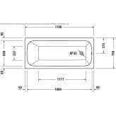 Rectangular built-in hot tub Pradillo